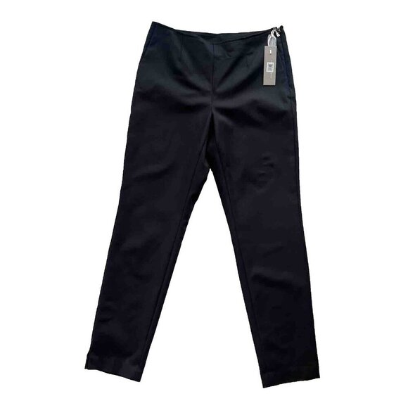 Emerson Rose Pants - Emerson Rose Women's Black Knit Twill Woven Ankle Slim Pants Trousers Size 4